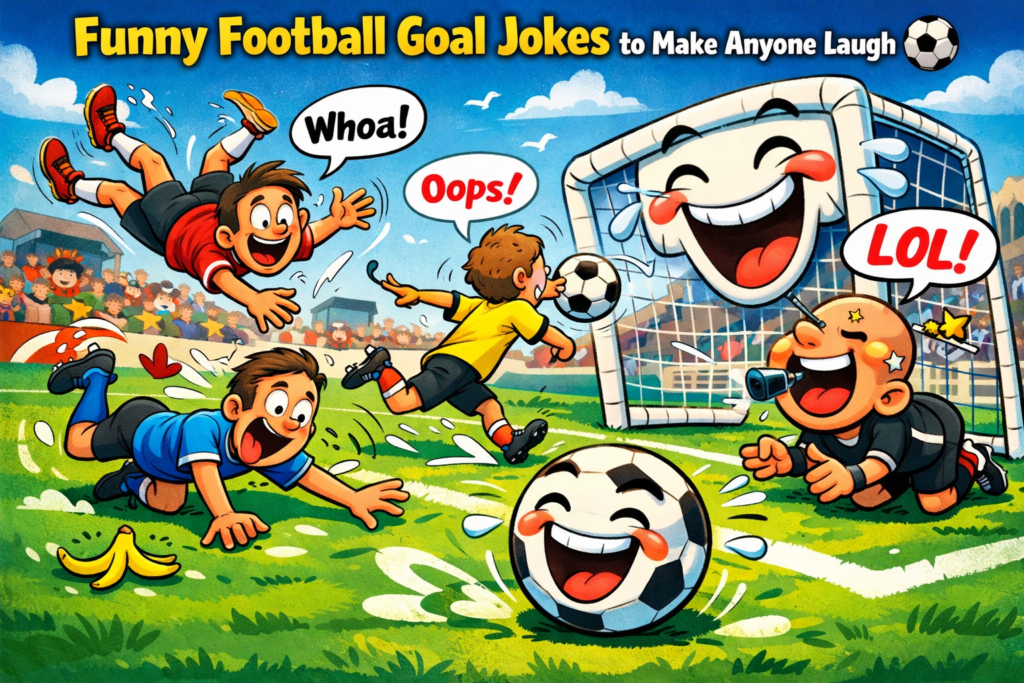 Funny football goal jokes to make anyone laugh ⚽