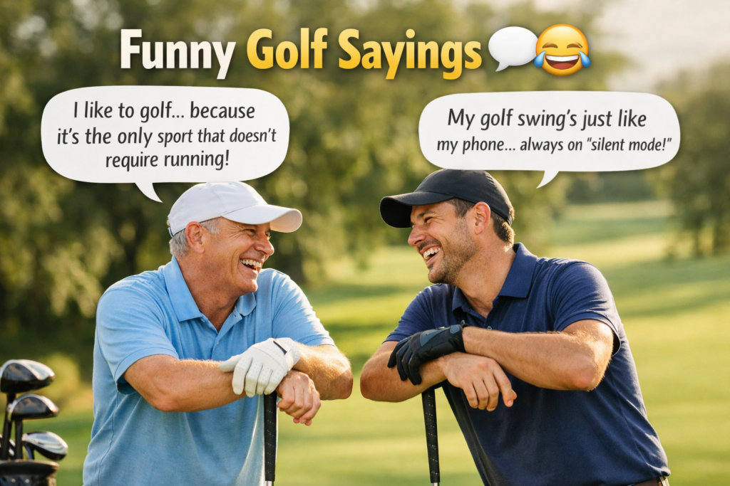 Funny Golf Sayings You Can Use in Conversations