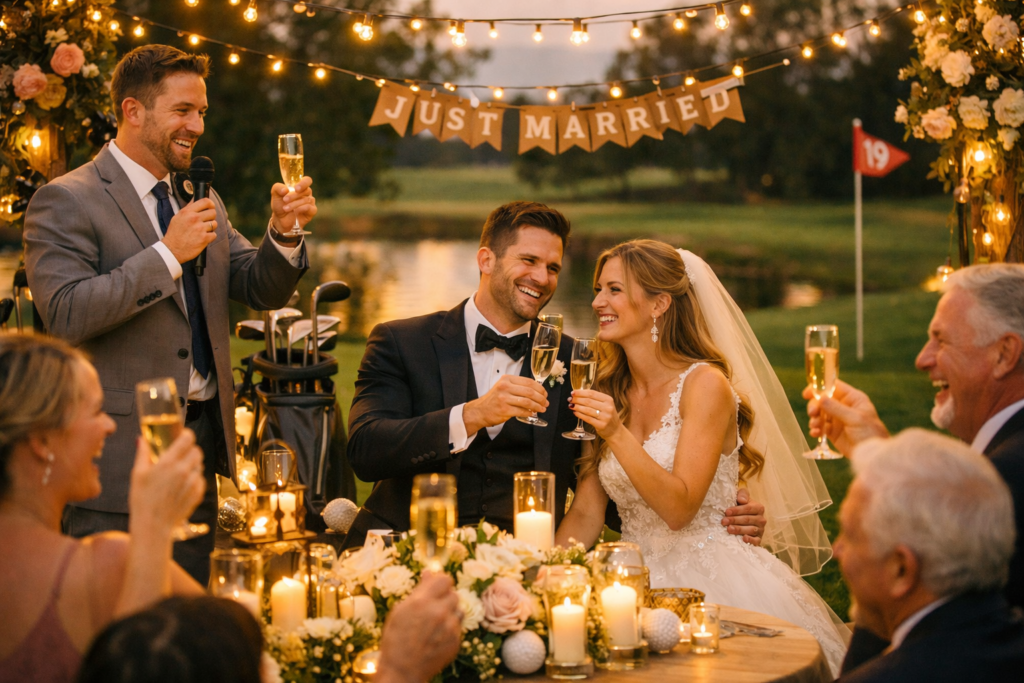 Toast Golf Wedding Jokes
