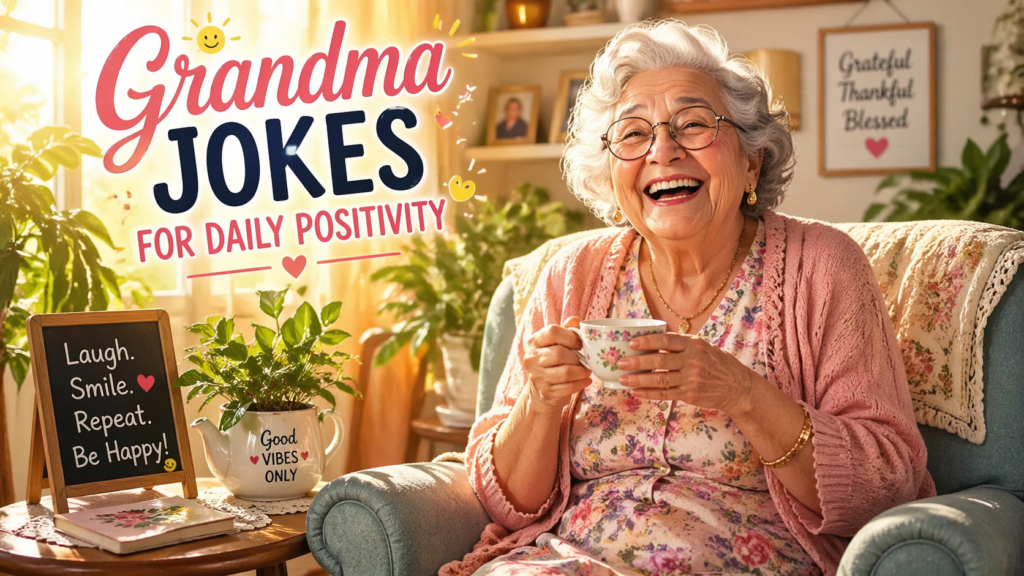Grandma jokes for daily positivity
