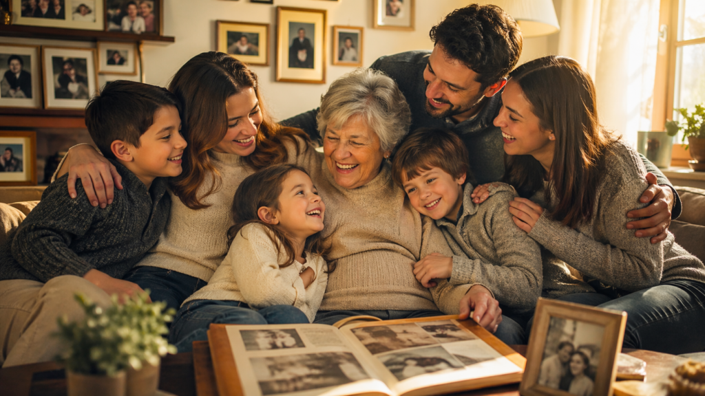 Grandma puns for family photo captions