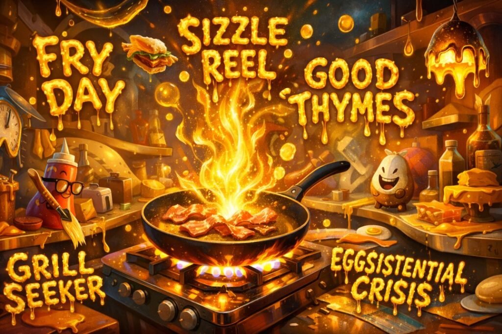 Clever grease jokes and wordplay ideas