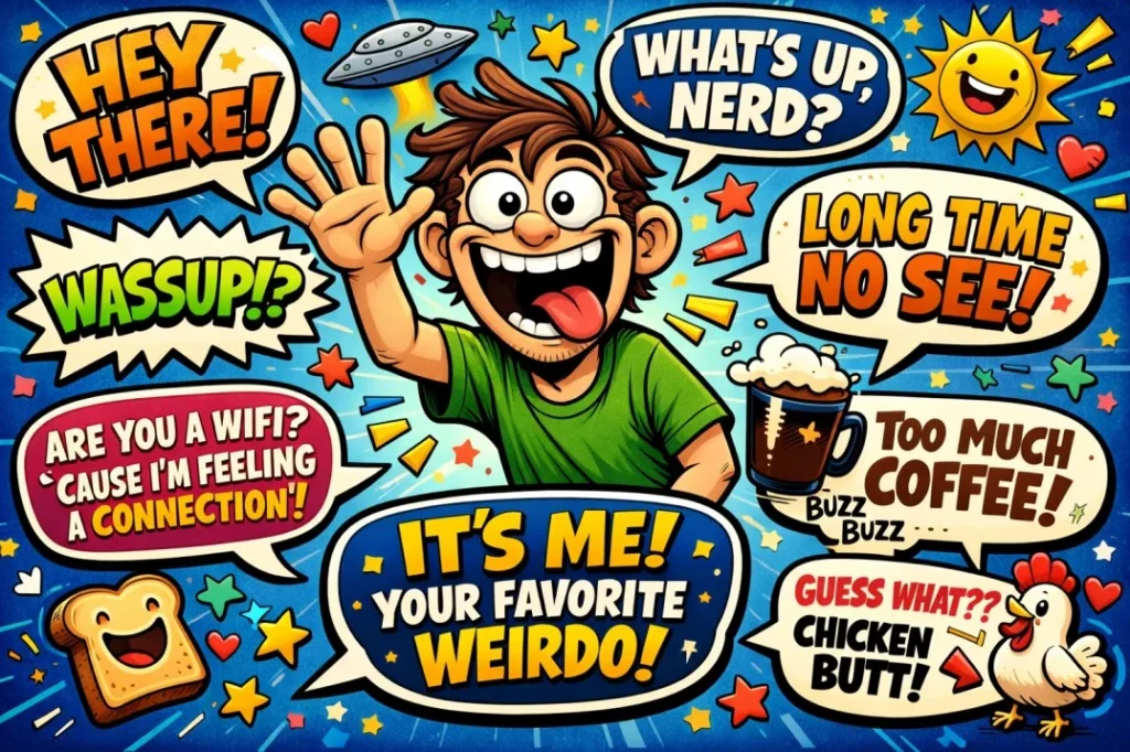 Funny ways to say hello