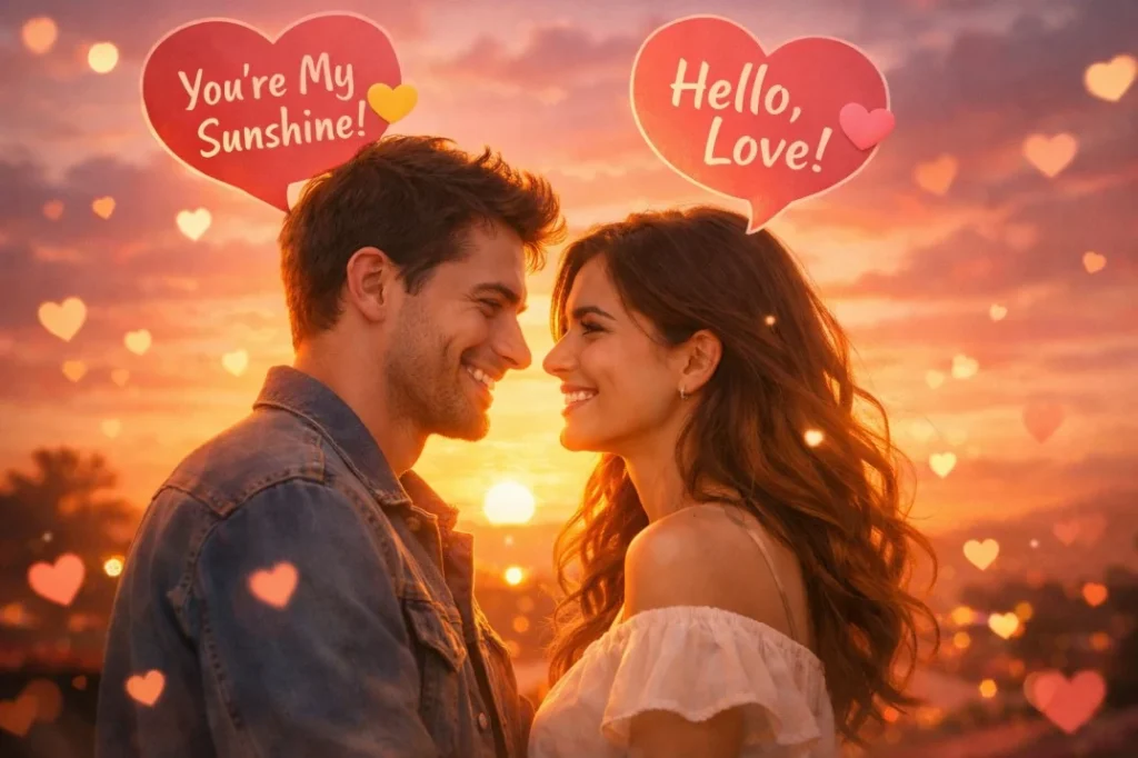 Romantic greeting puns for partners ❤️