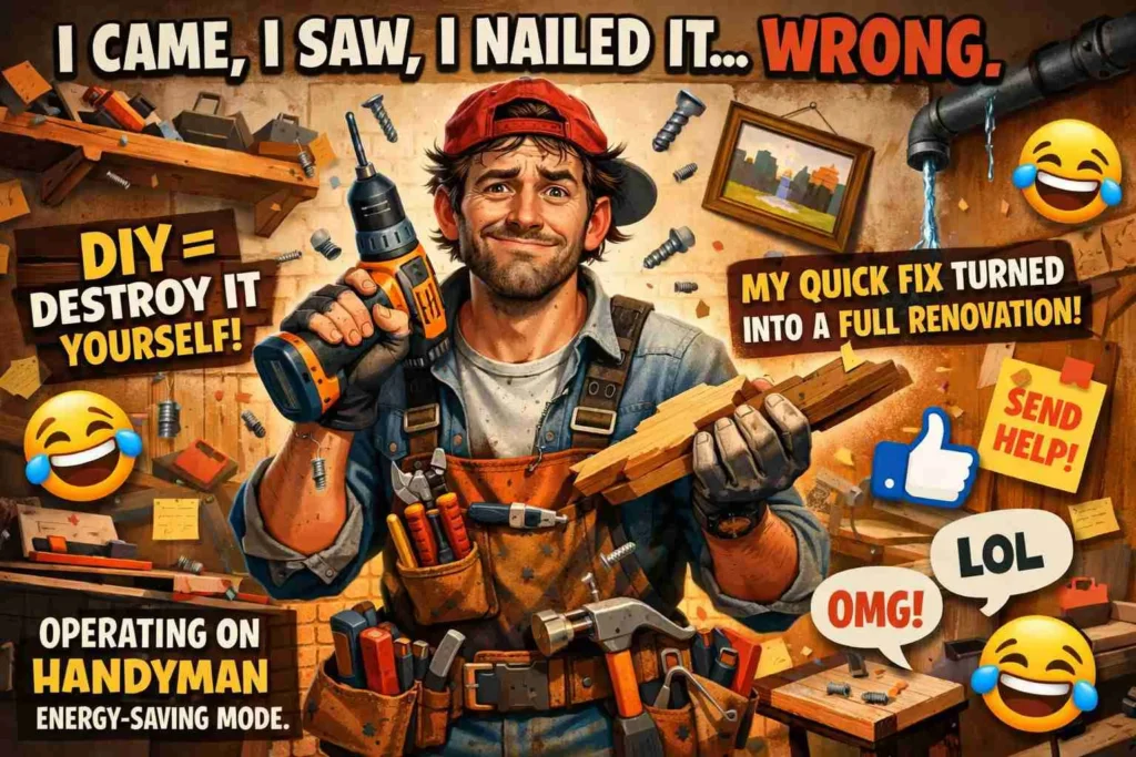 🔨 Funny Handyman Puns for Captions