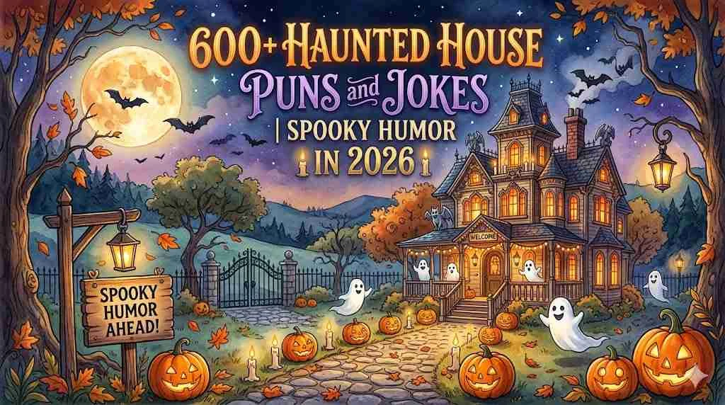 600+ Haunted House Puns and Jokes