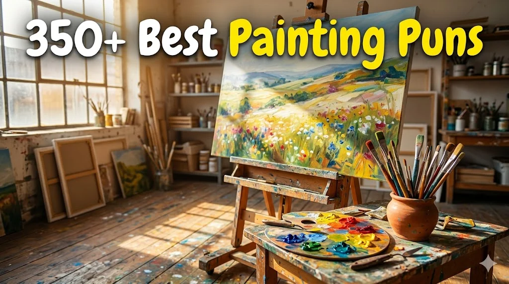 350+ Best Painting Puns