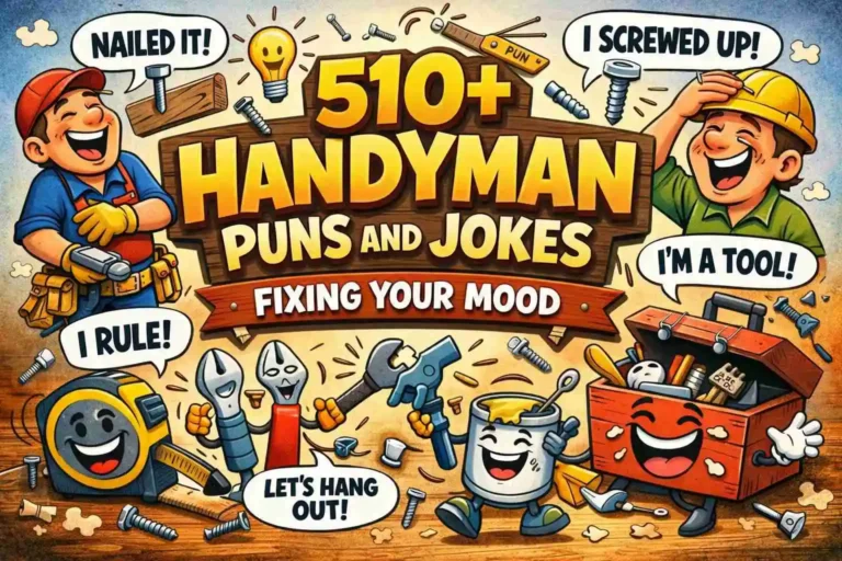 510+ Handyman Puns and Jokes