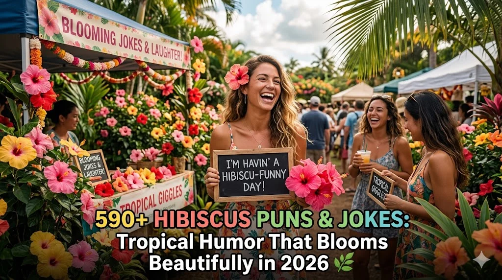 590+ Hibiscus Puns and Jokes