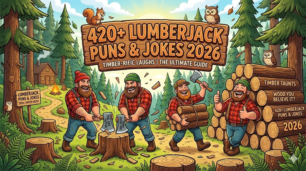 420+ Hilarious Lumberjack Puns and Jokes