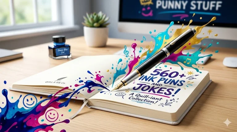 560+ Ink Puns and Jokes