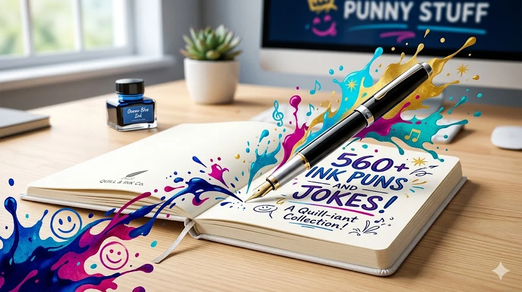 560+ Ink Puns and Jokes