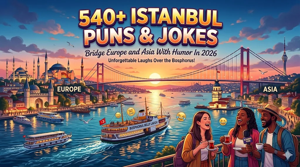 540+ Istanbul Puns and Jokes