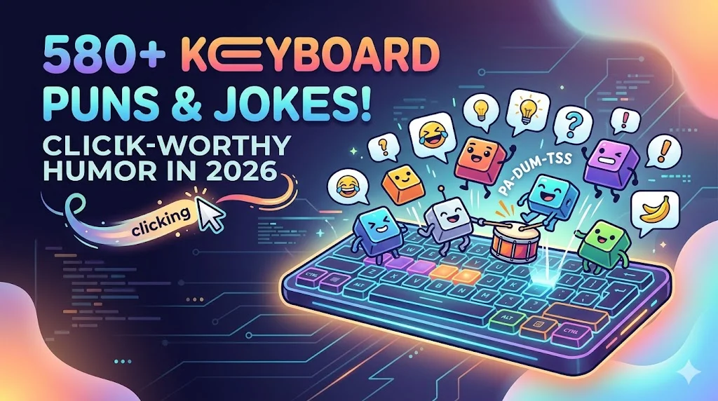 580+ Keyboard Puns and Jokes