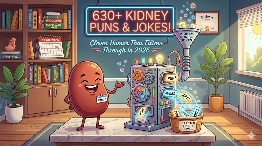 630+ Kidney Puns and Jokes