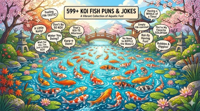 599+ Koi Fish Puns and Jokes