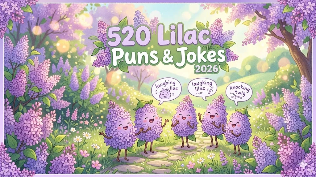 520 Lilac Puns and Jokes
