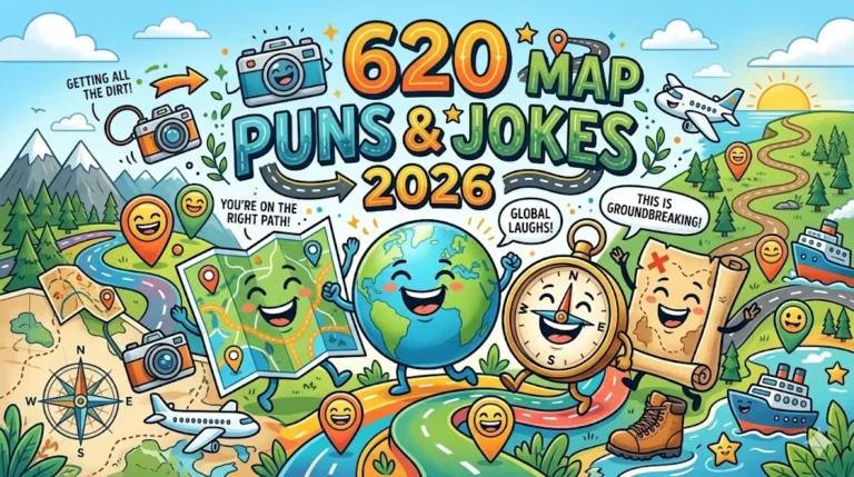 620 Map Puns and Jokes