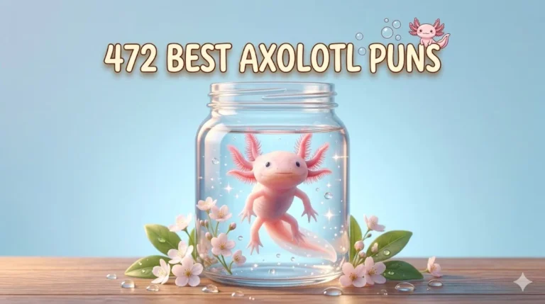 472 Best Axolotl Puns