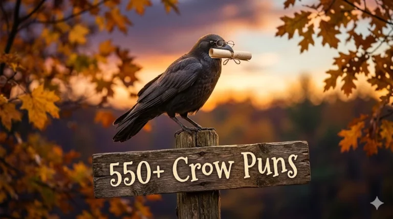 550+ Crow Puns