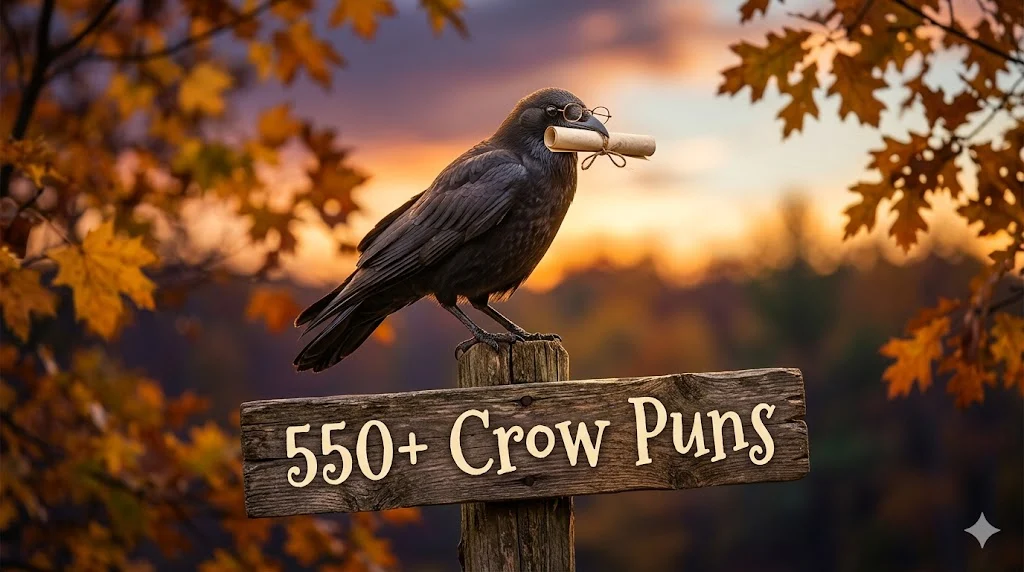 550+ Crow Puns