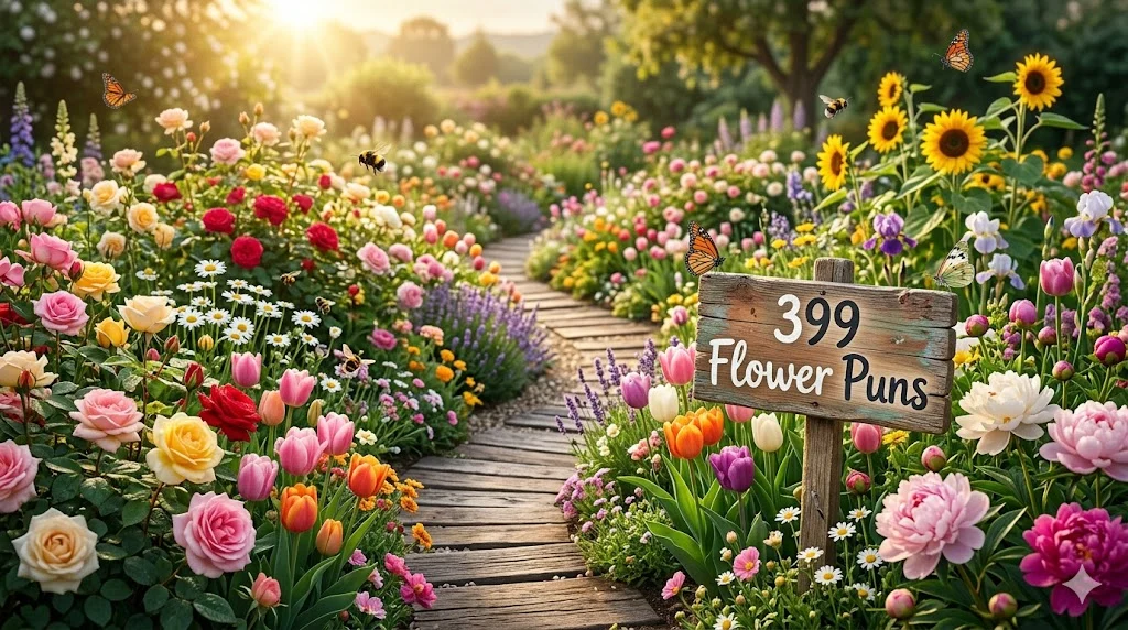 399 Flower Puns