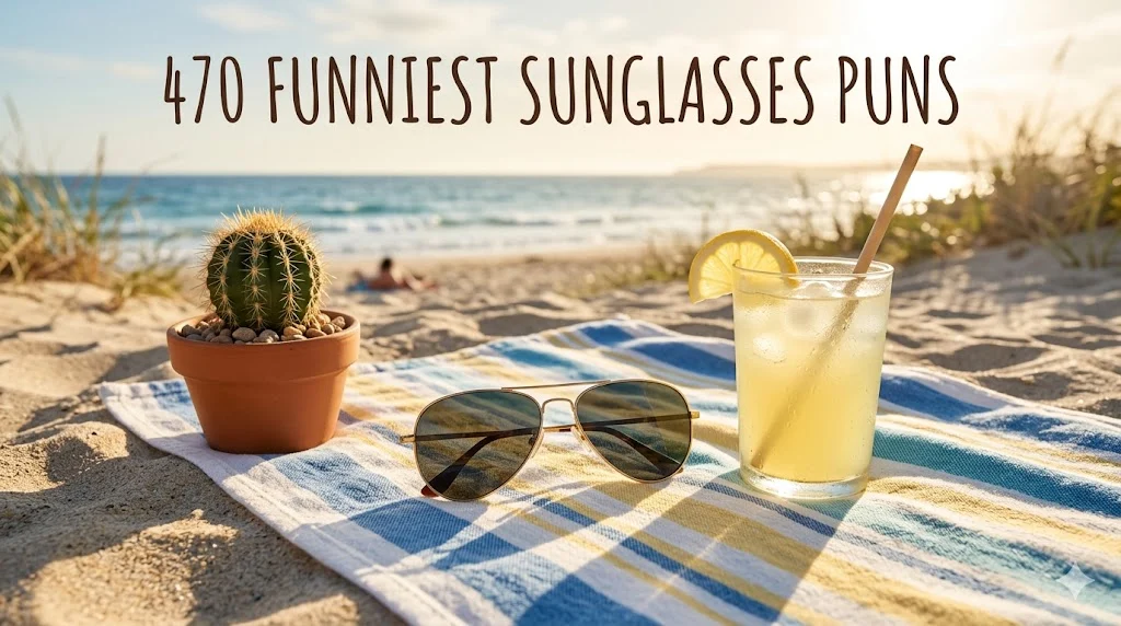 470 Funniest Sunglasses Puns