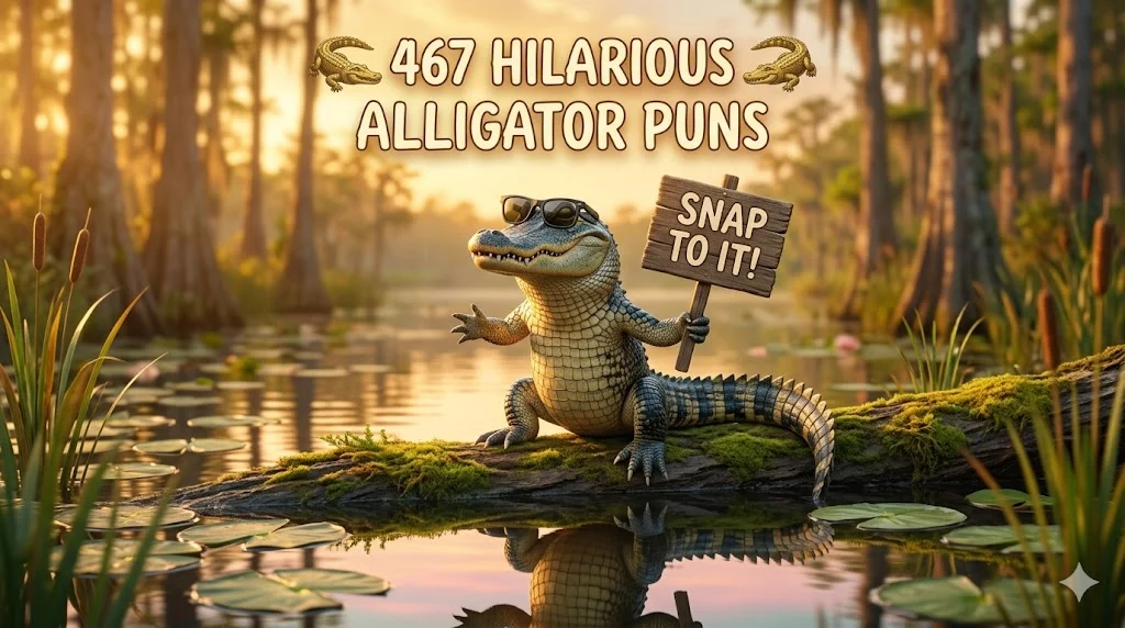 467 Hilarious Alligator Puns