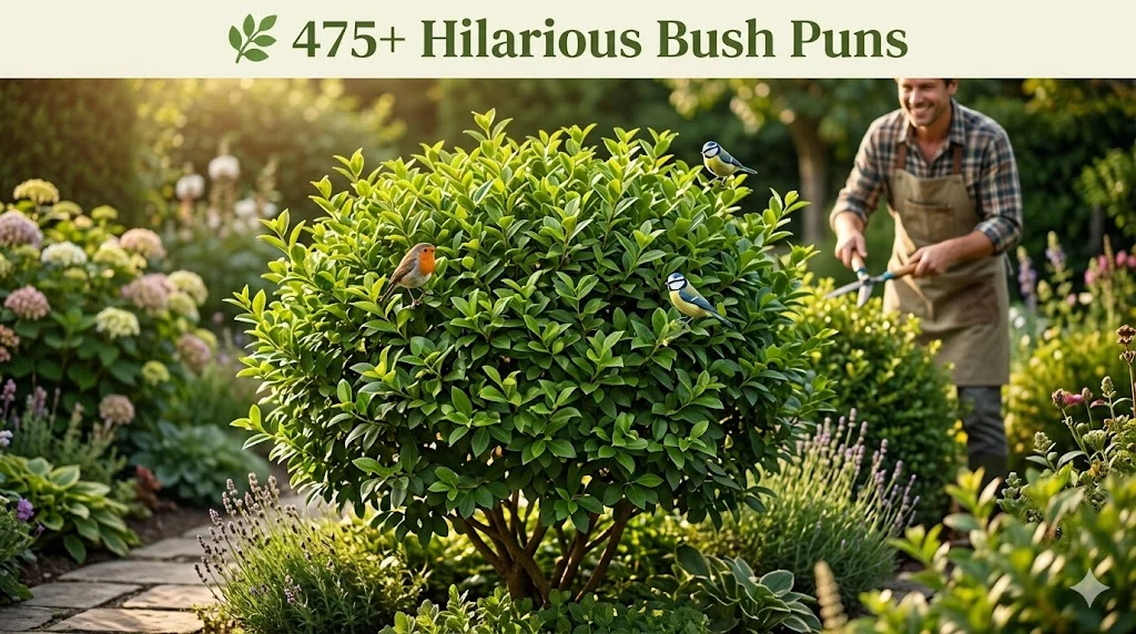 🌿 475+ Hilarious Bush Puns
