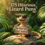 375 Hilarious Lizard Puns