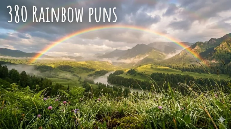 380 Rainbow Puns