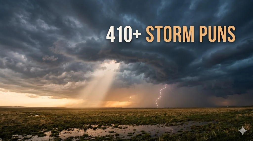 410+ Storm Puns