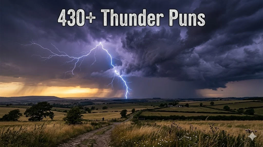430+ Thunder Puns