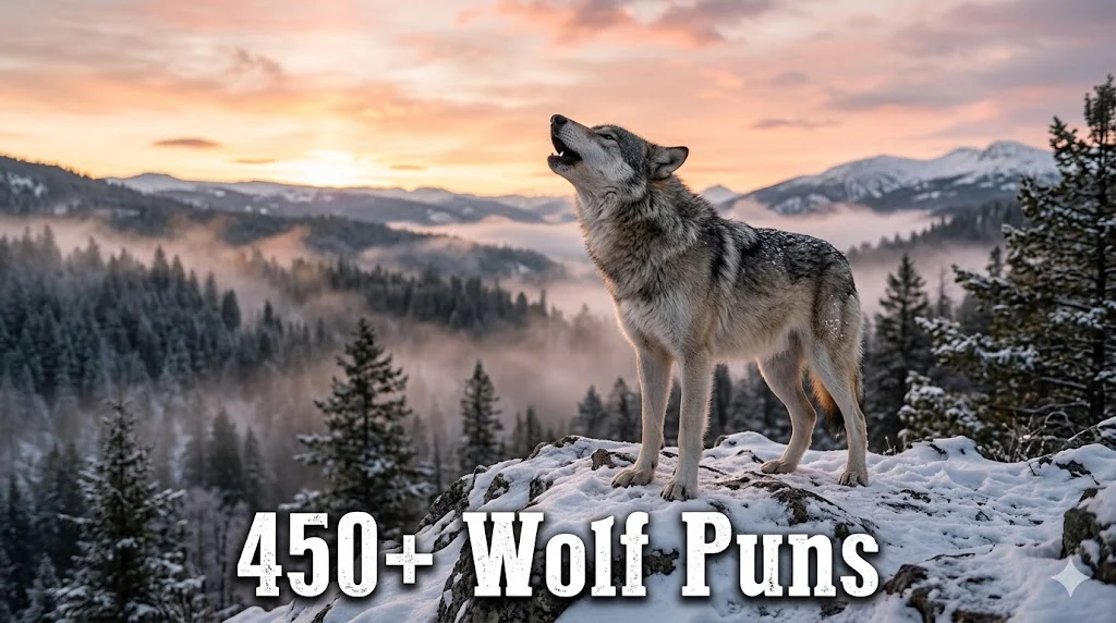 450+ Wolf Puns